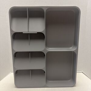 Joseph Joseph Gray Drawer Cutlery Silverware Utensil & Gadget Organizer